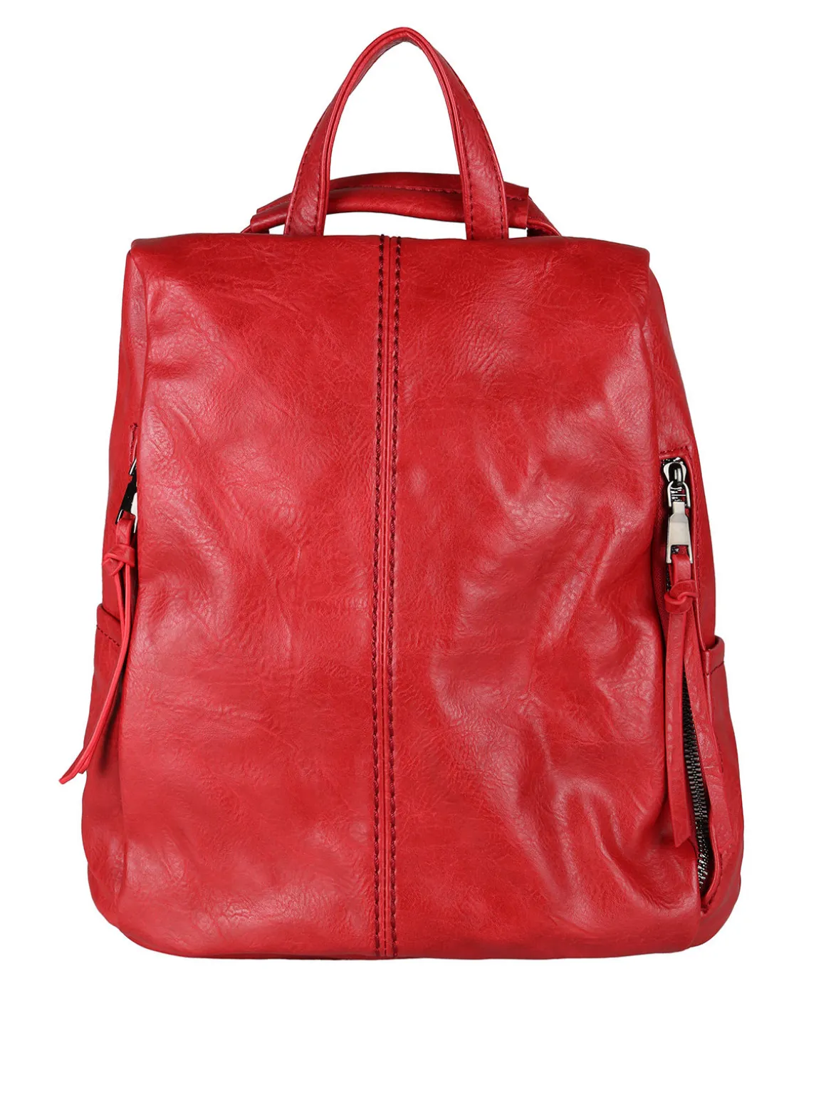 Solada Zaino in ecopelle da donna - rosso