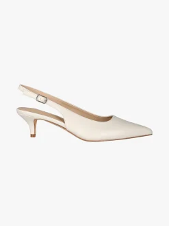 Soleil Slingback donna aperte dietro con tacco a rocchetto - beige