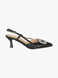 Soleil Slingback donna gioiello aperte dietro con cinturino alla caviglia con fibbia - oro