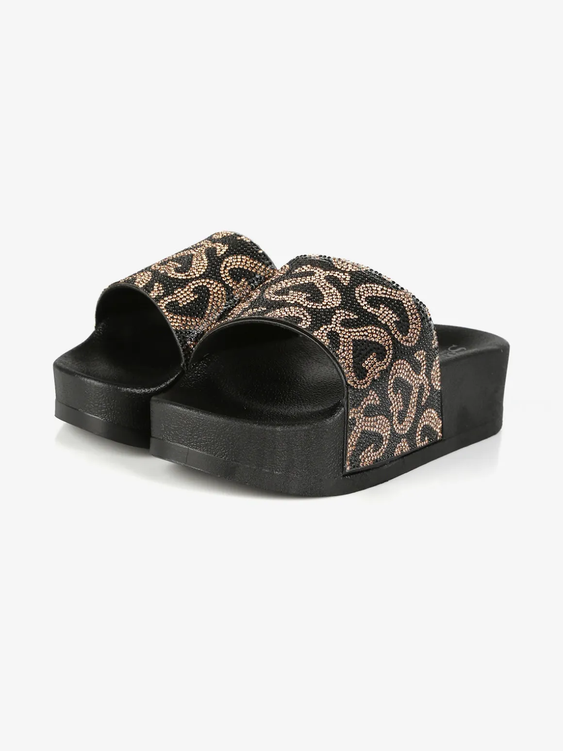 Solo Soprani Ciabatte donna con platform e strass