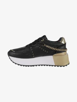 Solo Soprani DEBORA LEATHER Sneakers donna con flatform e catena