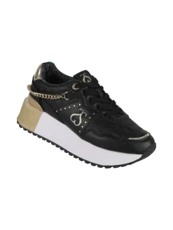 Solo Soprani DEBORA LEATHER Sneakers donna con flatform e catena