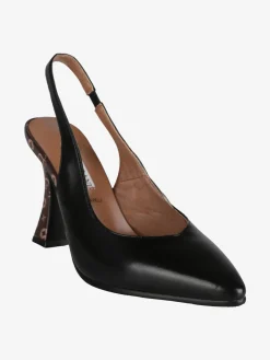 Solo Soprani Slingback donna con tacco a rocchetto e cinturino elastico