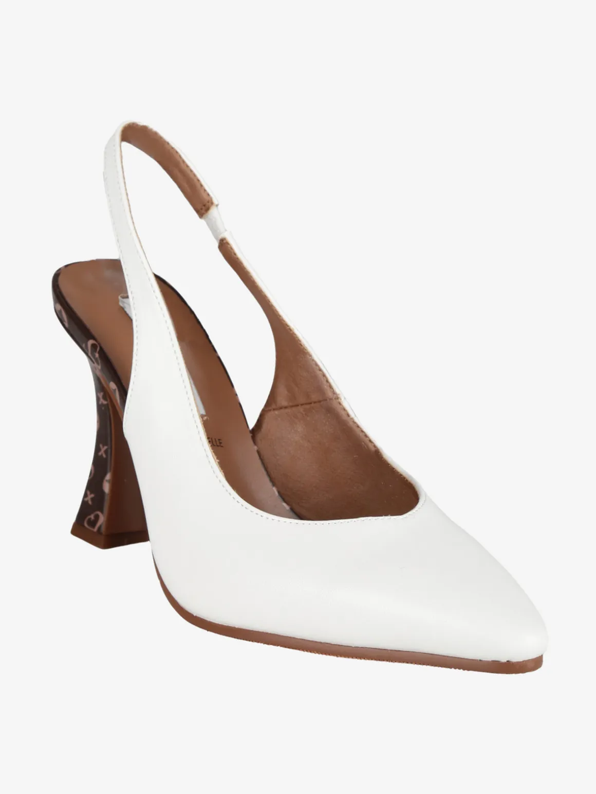 Solo Soprani Slingback donna con tacco a rocchetto e cinturino elastico