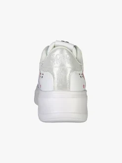 Solo Soprani Sneakers donna con stampa floreale e suola alta