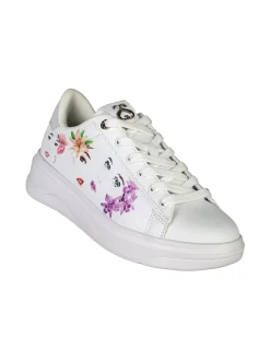Solo Soprani Sneakers donna con stampa floreale e suola alta