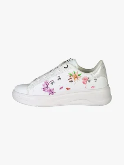 Solo Soprani Sneakers donna con stampa floreale e suola alta