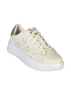 Solo Soprani Sneakers donna stringate con suola alta