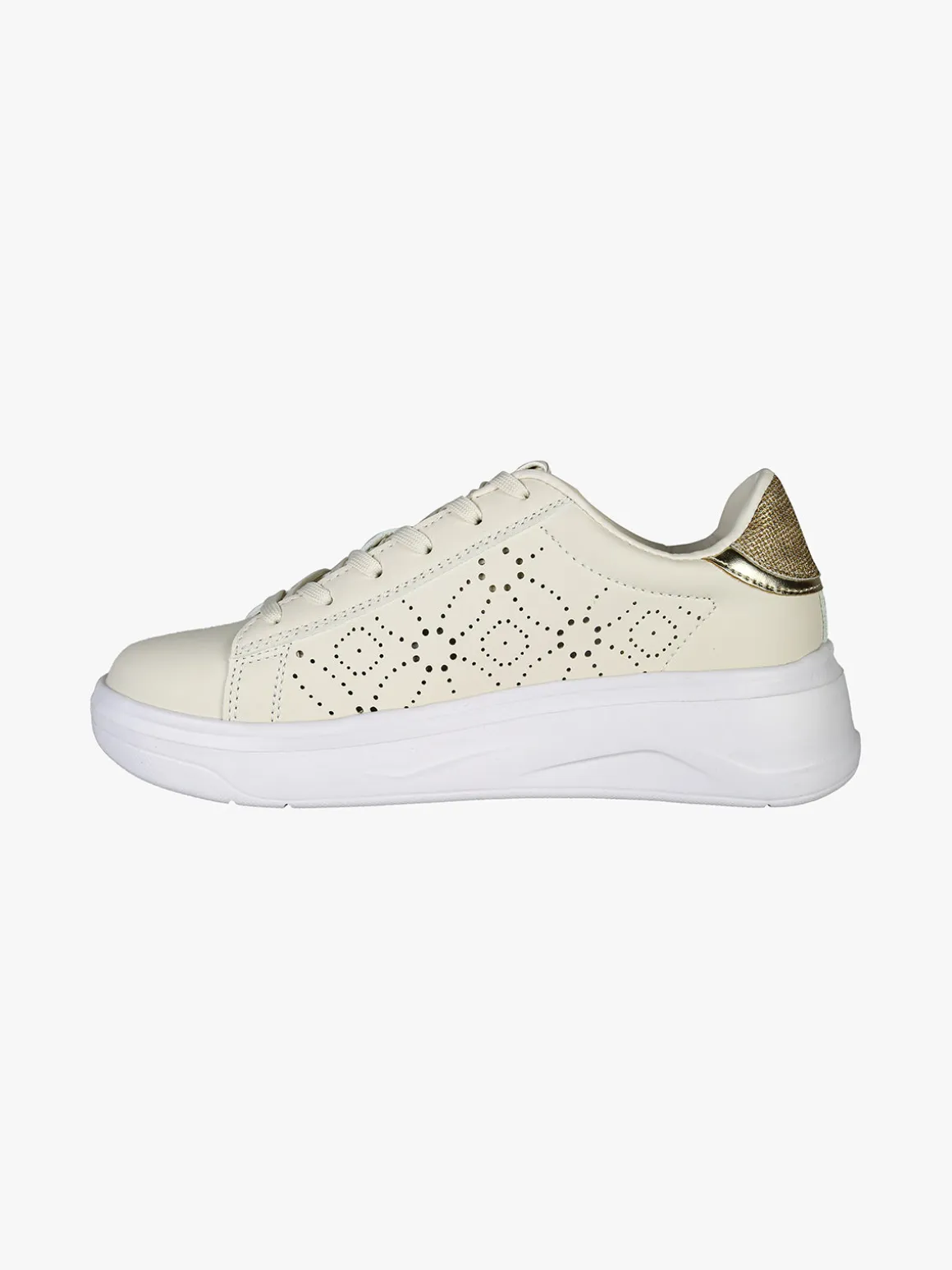 Solo Soprani Sneakers donna stringate con suola alta