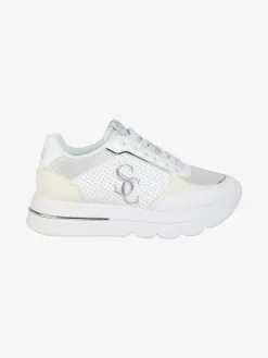 Solo Soprani Sneakers donna stringate con zeppa