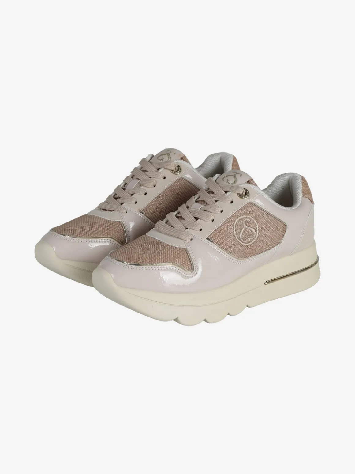 Solo Soprani TORONTO PATENT GLITTER Sneakers donna con flatform