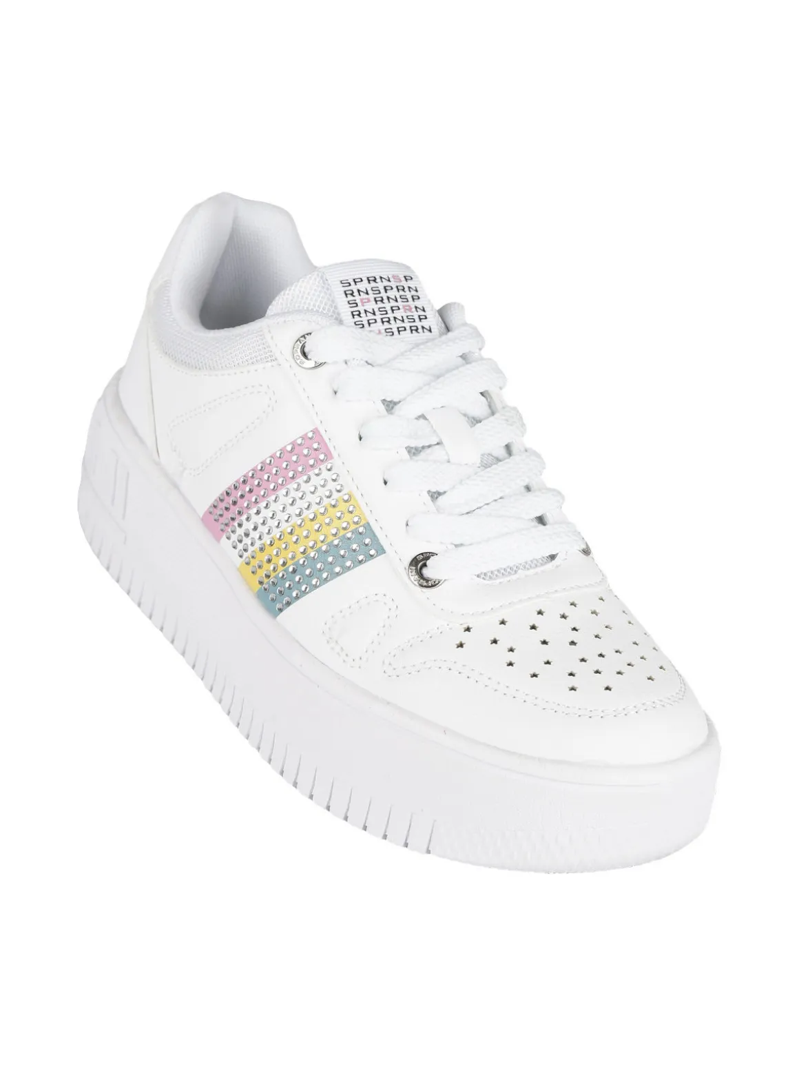 Soprani Sport Sneakers basse donna con platform e strass