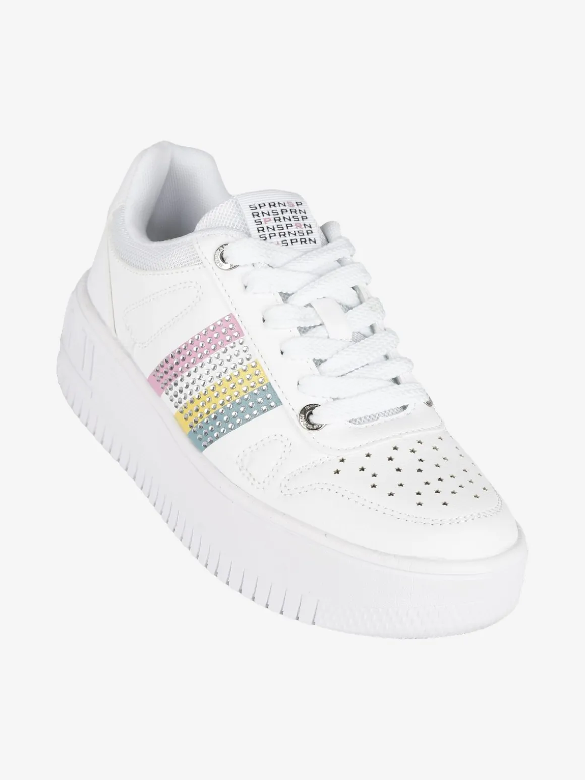 Soprani Sport Sneakers basse donna con platform e strass