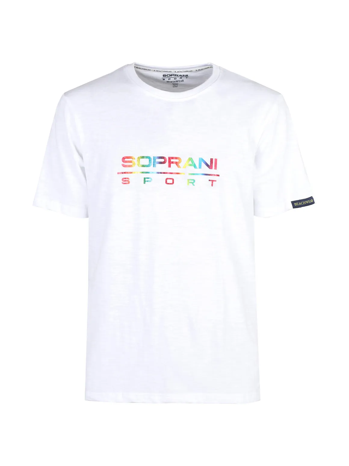 Soprani Sport T-shirt girocollo da uomo in cotone