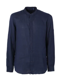 S.O.S Store Of Shirt Camicia in lino da uomo a maniche lunghe