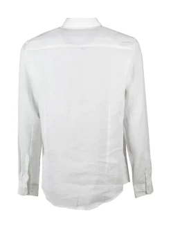 S.O.S Store Of Shirt Camicia in lino da uomo a maniche lunghe