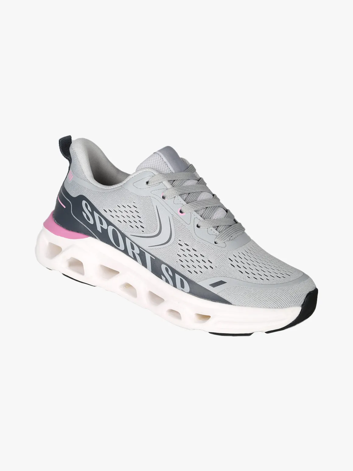 Sport Sneakers donna sportive in maglia - grigio