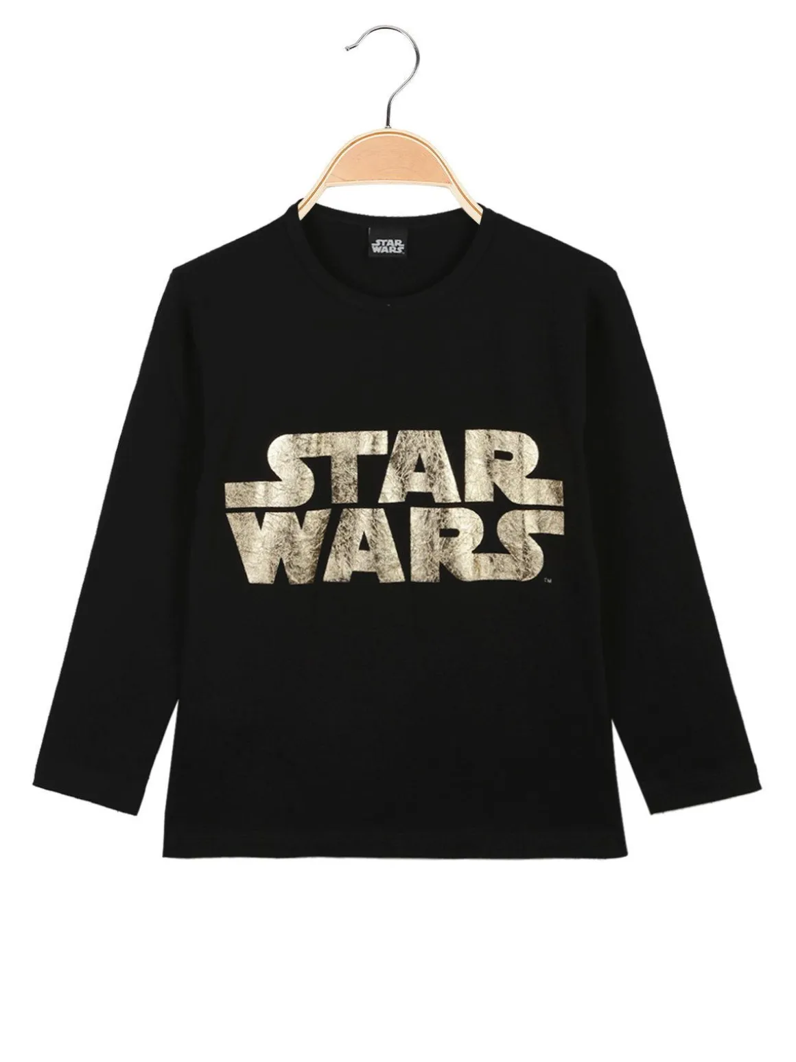 Star Wars Maglietta bimbo a manica lunga con stampa scritta