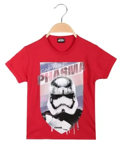 Star Wars T-shirt da bambino in cotone con stampa