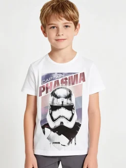 Star Wars T-shirt da bambino in cotone con stampa