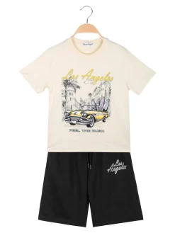 Street Porter Completo corto da bambino con t-shirt e bermuda