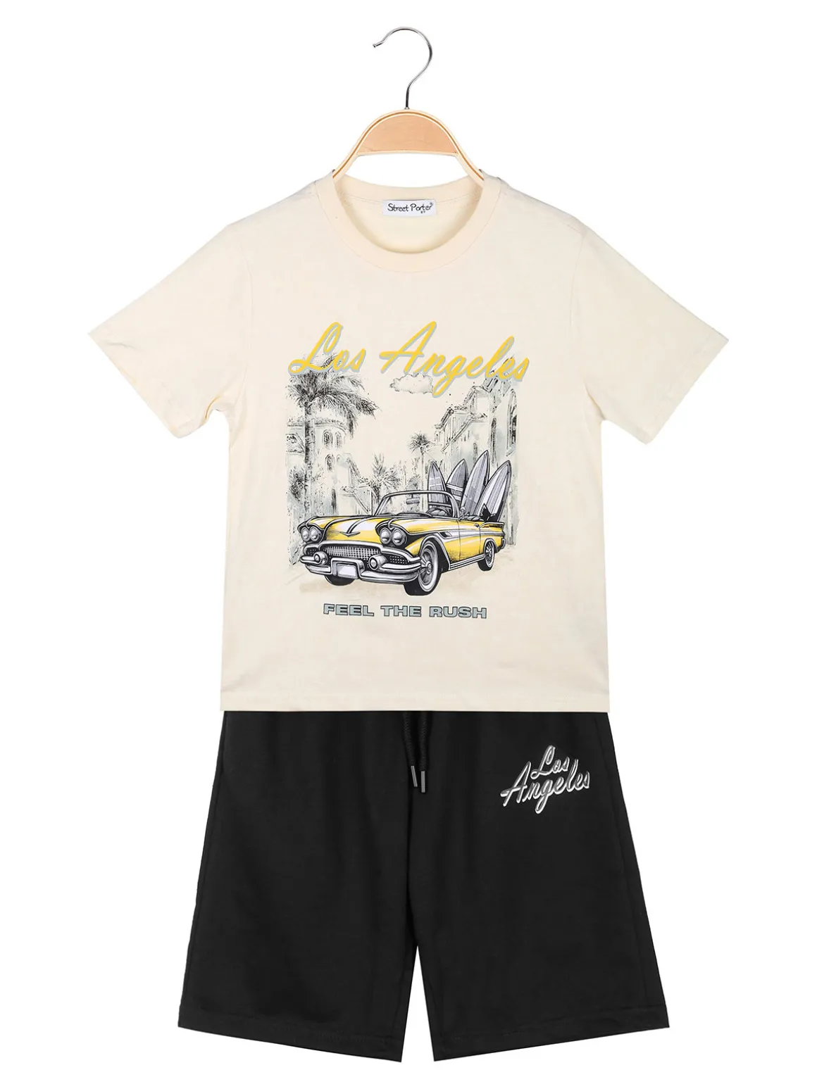 Street Porter Completo corto da bambino con t-shirt e bermuda