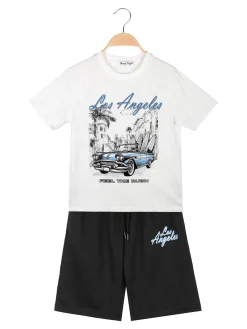 Street Porter Completo corto da bambino con t-shirt e bermuda
