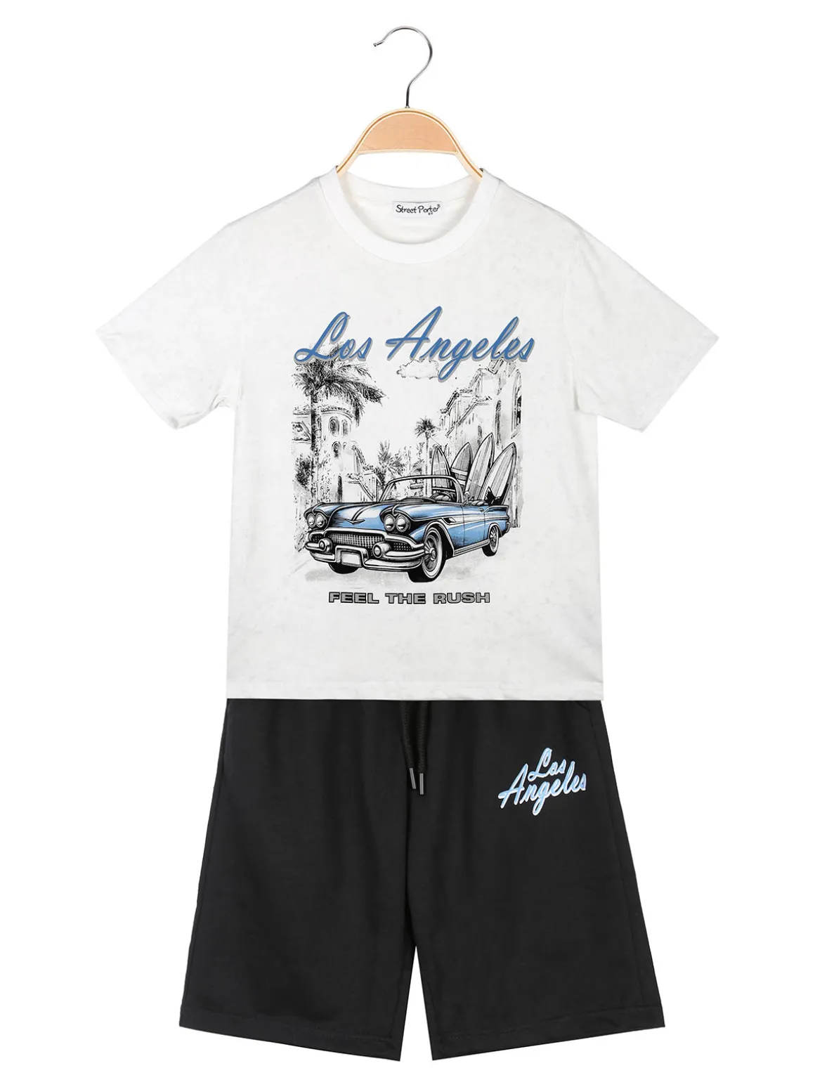Street Porter Completo corto da bambino con t-shirt e bermuda