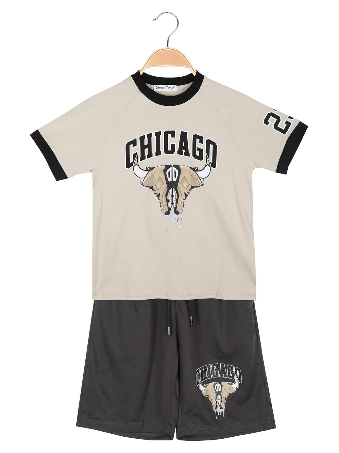 Street Porter Completo corto da bambino con t-shirt e bermuda