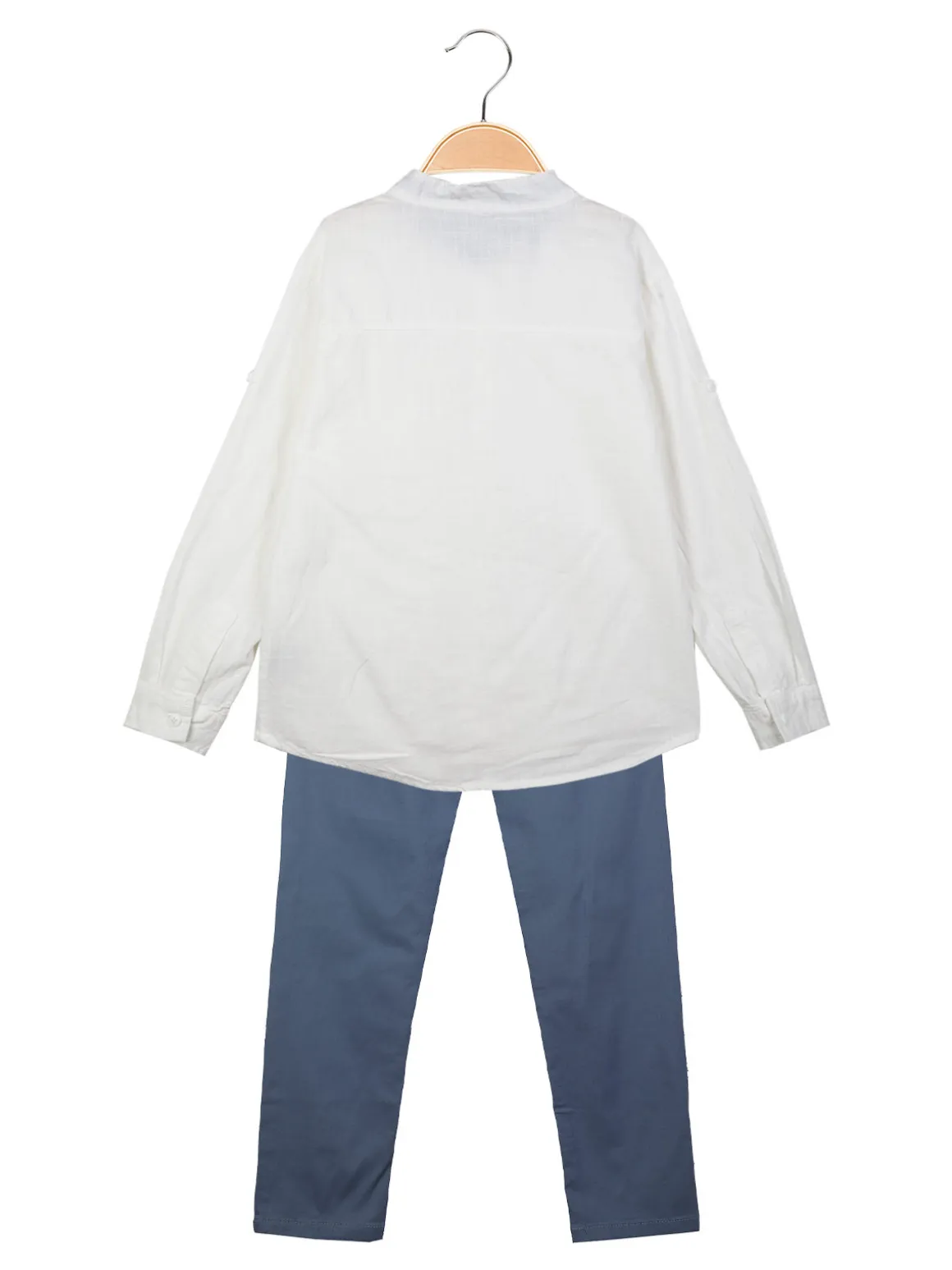 Street Porter Completo 2 pezzi da bambino con camicia alla coreana