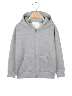Street Porter Felpa da bambini con cappuccio e zip - grigio