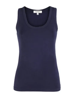 Studio Eleven Collection Canotta girocollo da donna - blu scuro