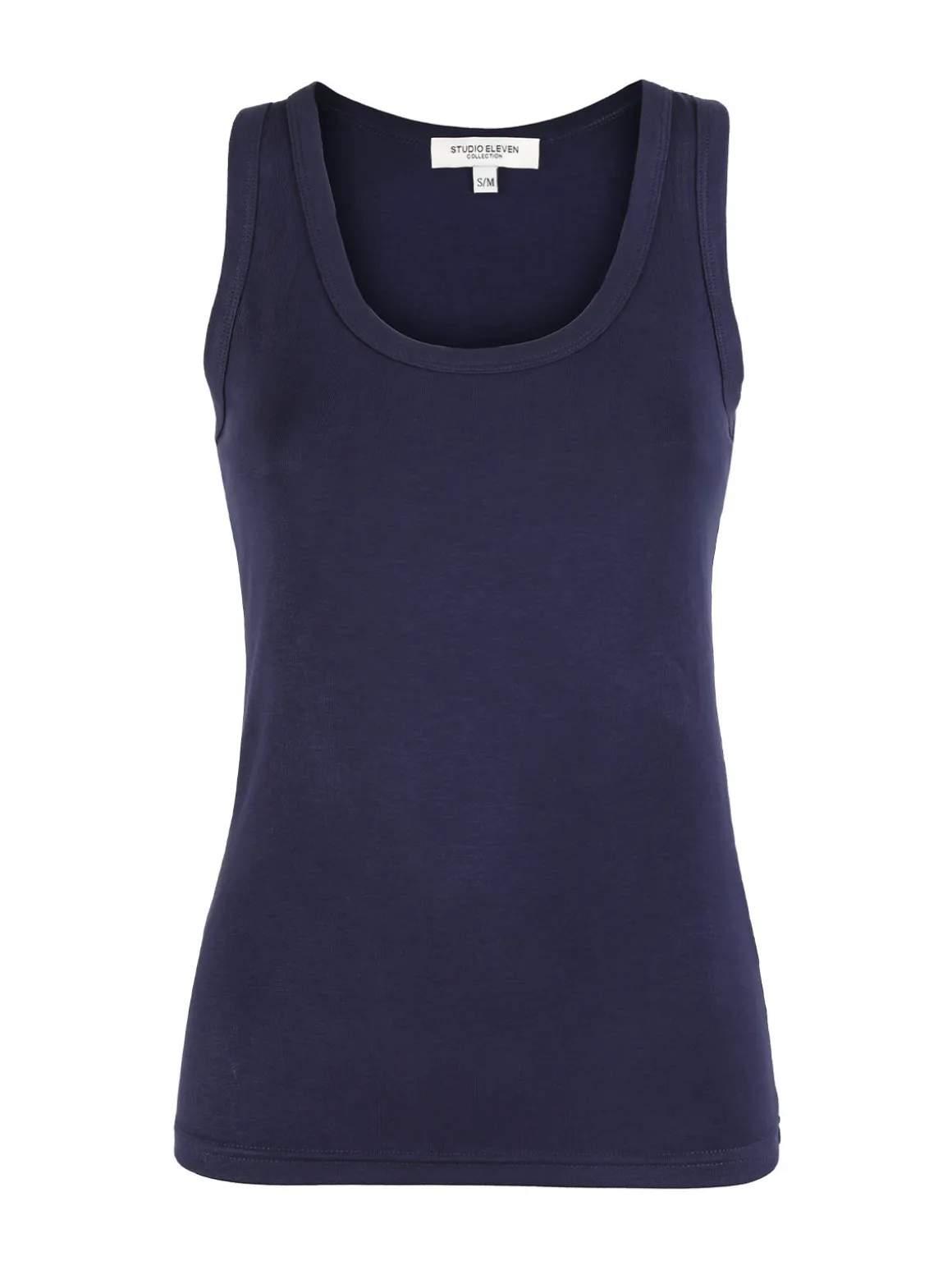 Studio Eleven Collection Canotta girocollo da donna - blu scuro