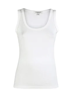 Studio Eleven Collection Canotta girocollo da donna - bianco