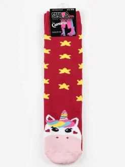 Stylosa Calze antiscivolo bimba con unicorno