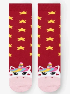 Stylosa Calze antiscivolo bimba con unicorno