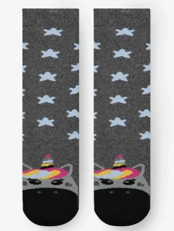 Stylosa Calze antiscivolo bimba con unicorno