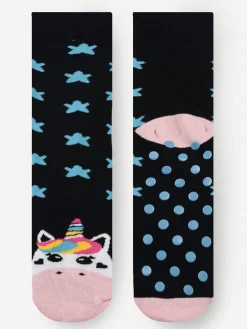 Stylosa Calze antiscivolo bimba con unicorno