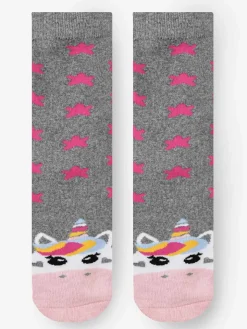Stylosa Calze antiscivolo bimba con unicorno