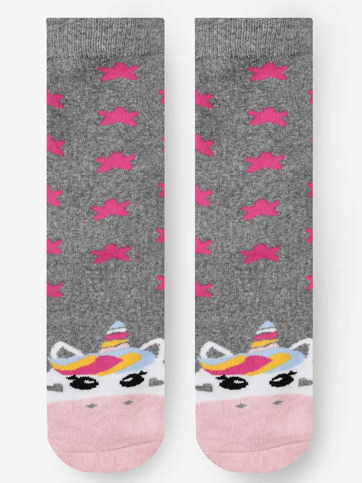 Stylosa Calze antiscivolo bimba con unicorno