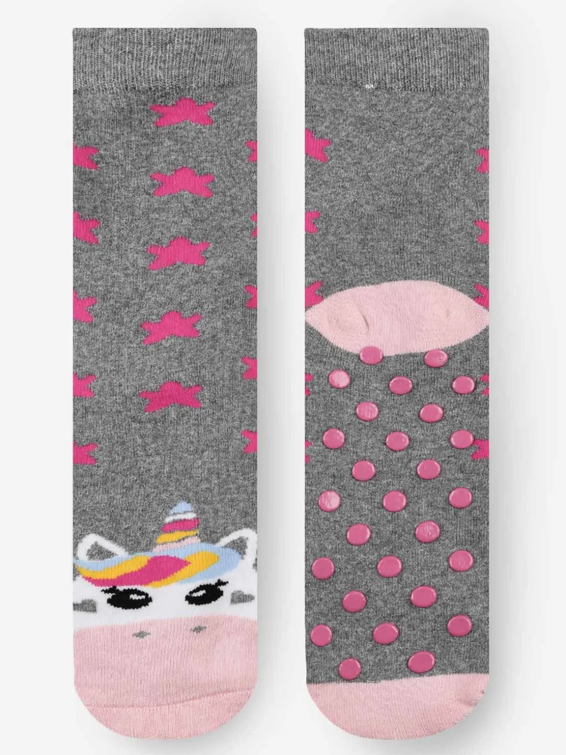 Stylosa Calze antiscivolo bimba con unicorno