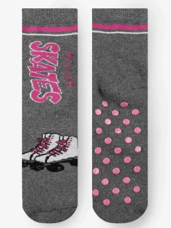 Stylosa Calze antiscivolo da bambina con stampe