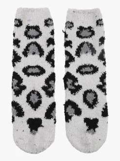 Stylosa Calze donna antiscivolo maculate - grigio chiaro