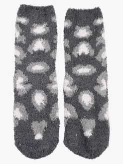 Stylosa Calze donna antiscivolo maculate - grigio