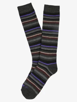 Stylosa Calze lunghe da donna in pile - grigio scuro