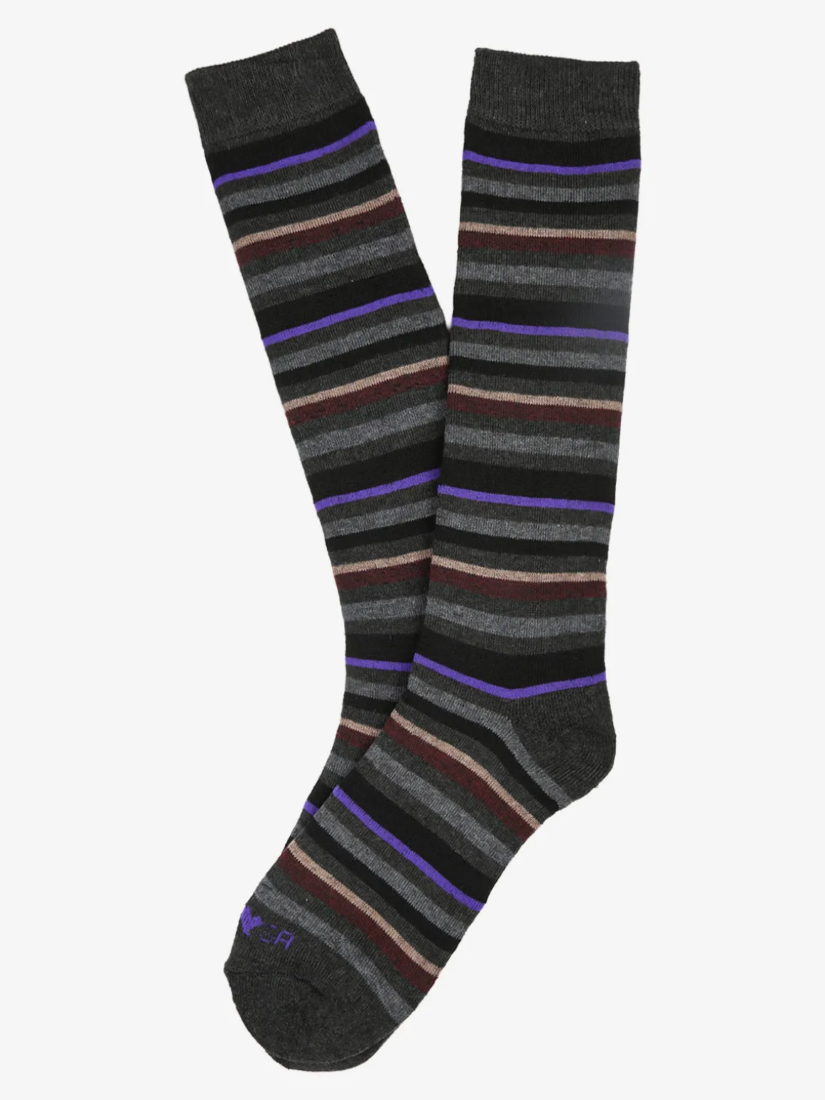 Stylosa Calze lunghe da donna in pile - grigio scuro