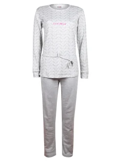 Stylosa Pigiama lungo in cotone donna