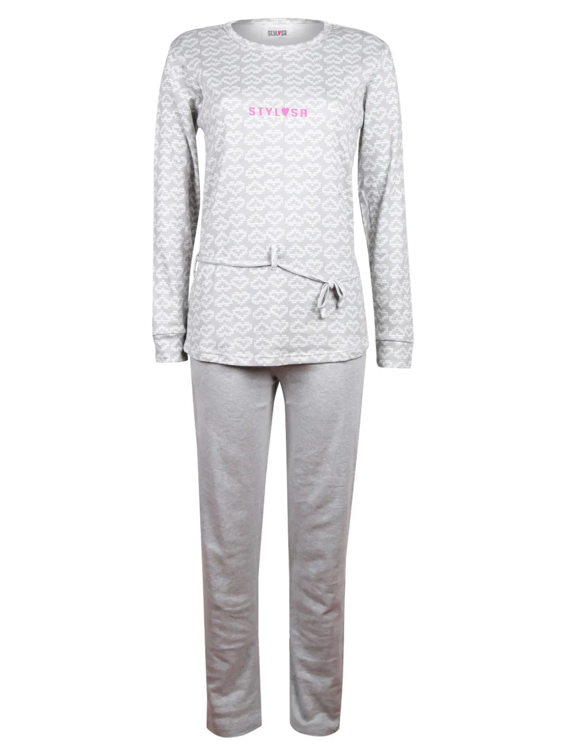Stylosa Pigiama lungo in cotone donna