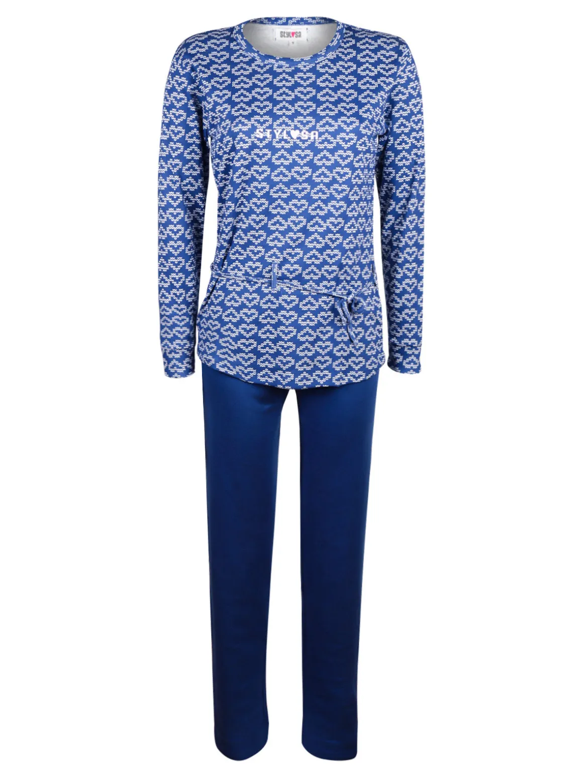 Stylosa Pigiama lungo in cotone donna