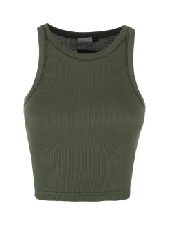 Sublyme Canotta cropped da donna a costine